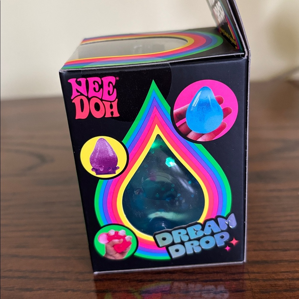 Needoh Dream Drop blue Glitter- Teal with Blue Sparkle - Picture 4 of 5